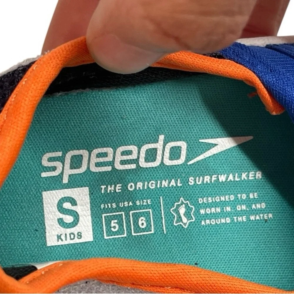 Speedo Toddler Royal Blue Hybrid Water Shoes Size Small 5-6